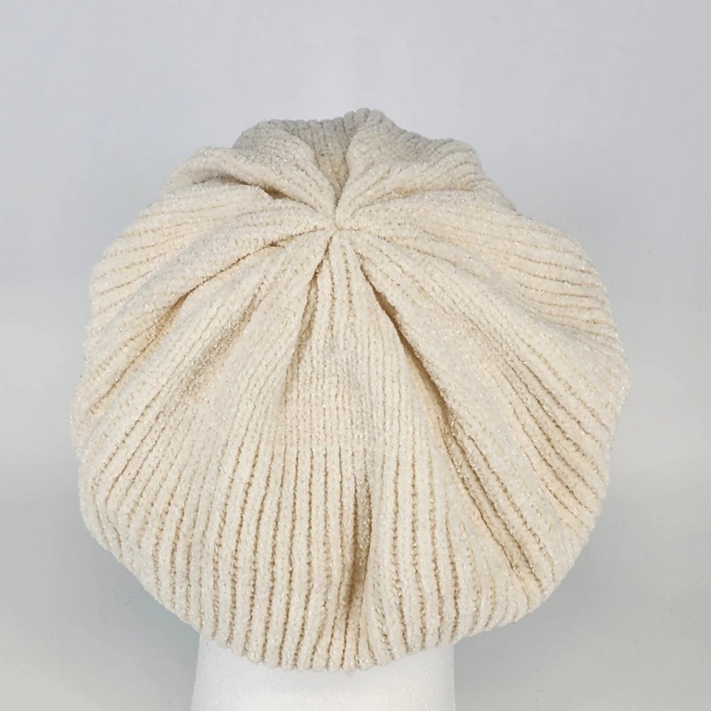 Merona Cream White Knit Beret Hat Soft Winter Cap