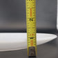 Federal Milk Glass Snowden 10" Dinner Plate White Textured Rim Oven Ware USA
