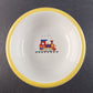 Child's Plate and Bowl Train Engine Tognana for Crown Corning Italy Pottery Set