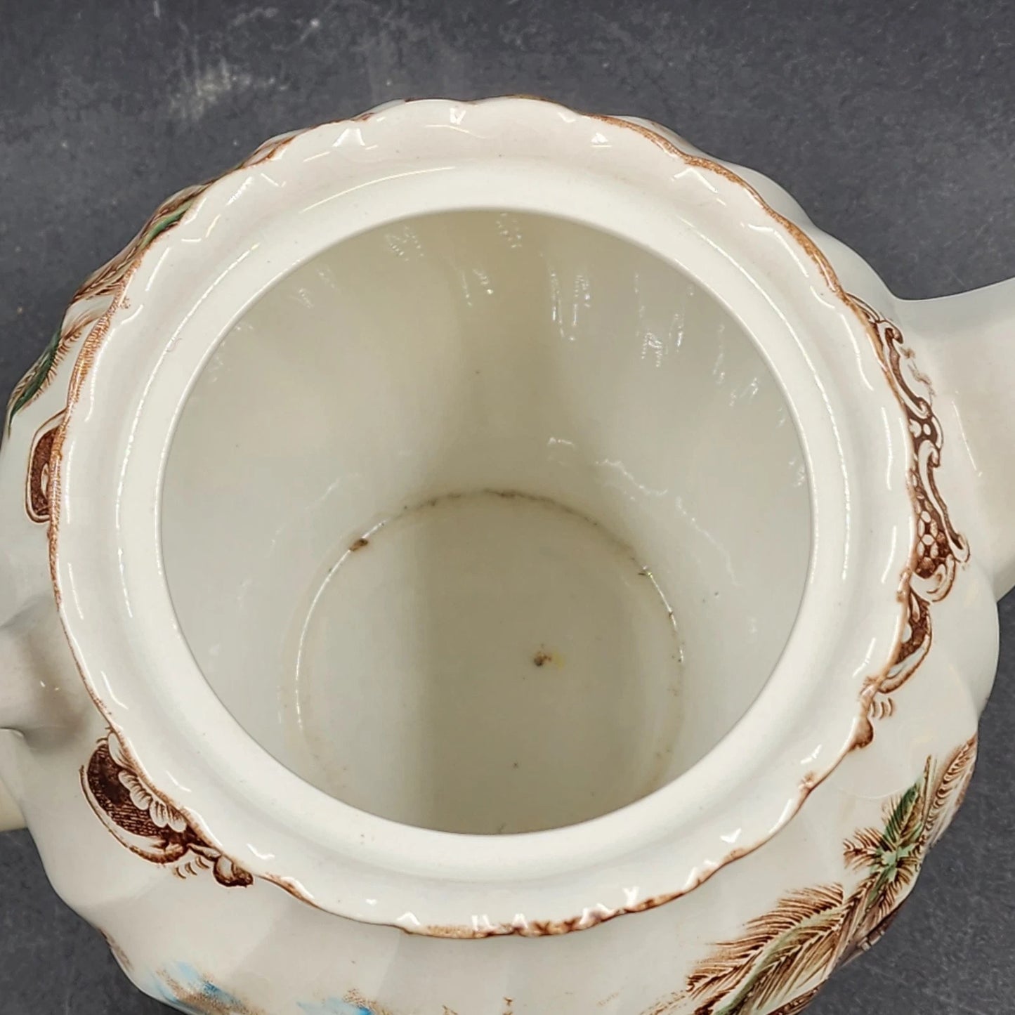 Johnson Bros Heritage Hall Teapot Staffordshire Ironstone Spanish Hacienda 4411