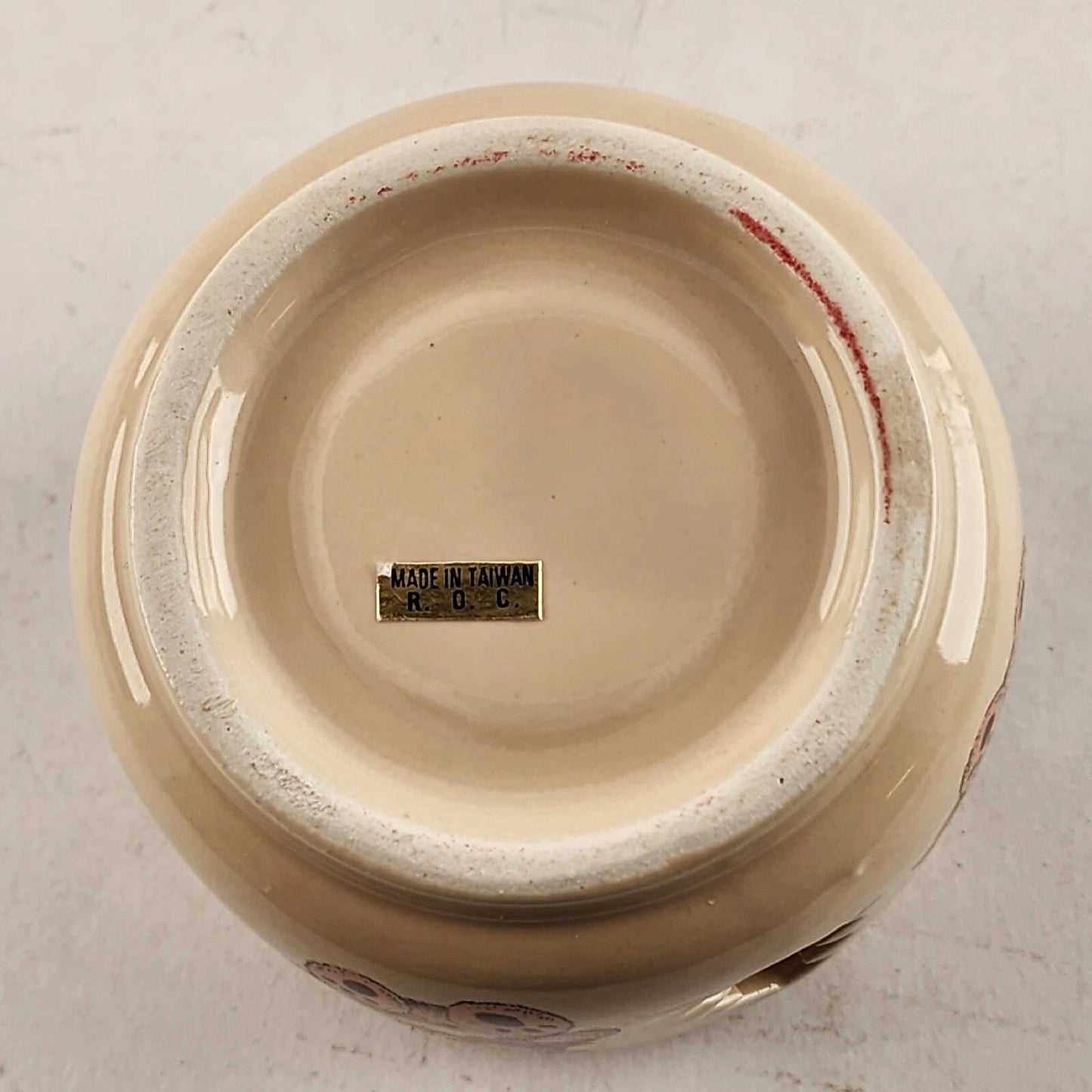 Christmas Tree Stoneware Potpourri Burner 6.5” Santa’s Shelf Teddy Bear Base NOS