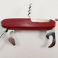 Red Multi-Blade Pocket Knife 5-in-1 Tool Stainless Steel 3¾"Base 2¼" Blade China