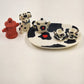 Dalmatian Dog Mini Tea Set Fire Station Theme w/ Box Vtg 1995