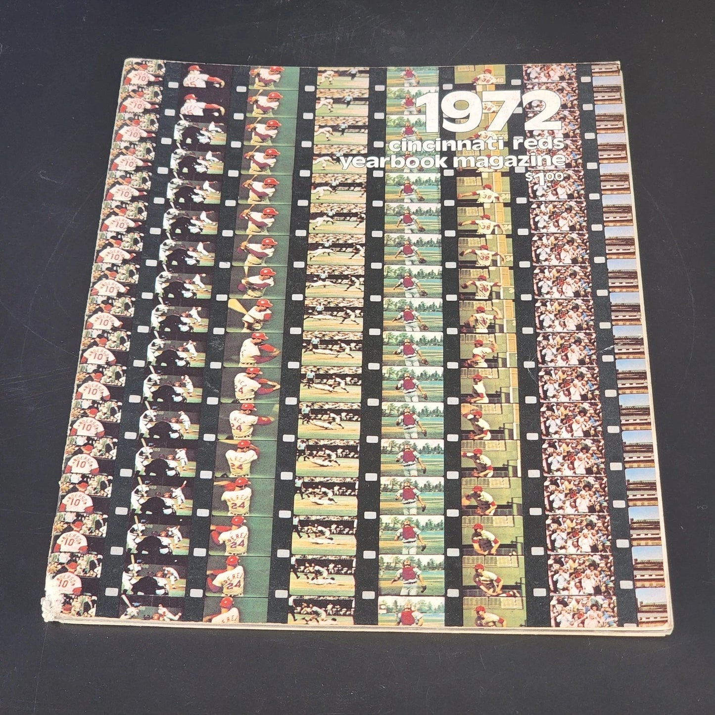 Cincinnati Reds 1972 Yearbook Johnny Bench Pete Rose Joe Morgan MLB Magazine Vtg