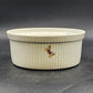 BIA Cordon Bleu Caroline Casserole Dish 8" Round Floral Souffle Baker No Lid Vtg