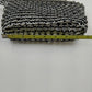 Unique Clutch Purse Shoulder Bag Pop-Top Aluminum Can Tabs Silver Zipper Bag 8"