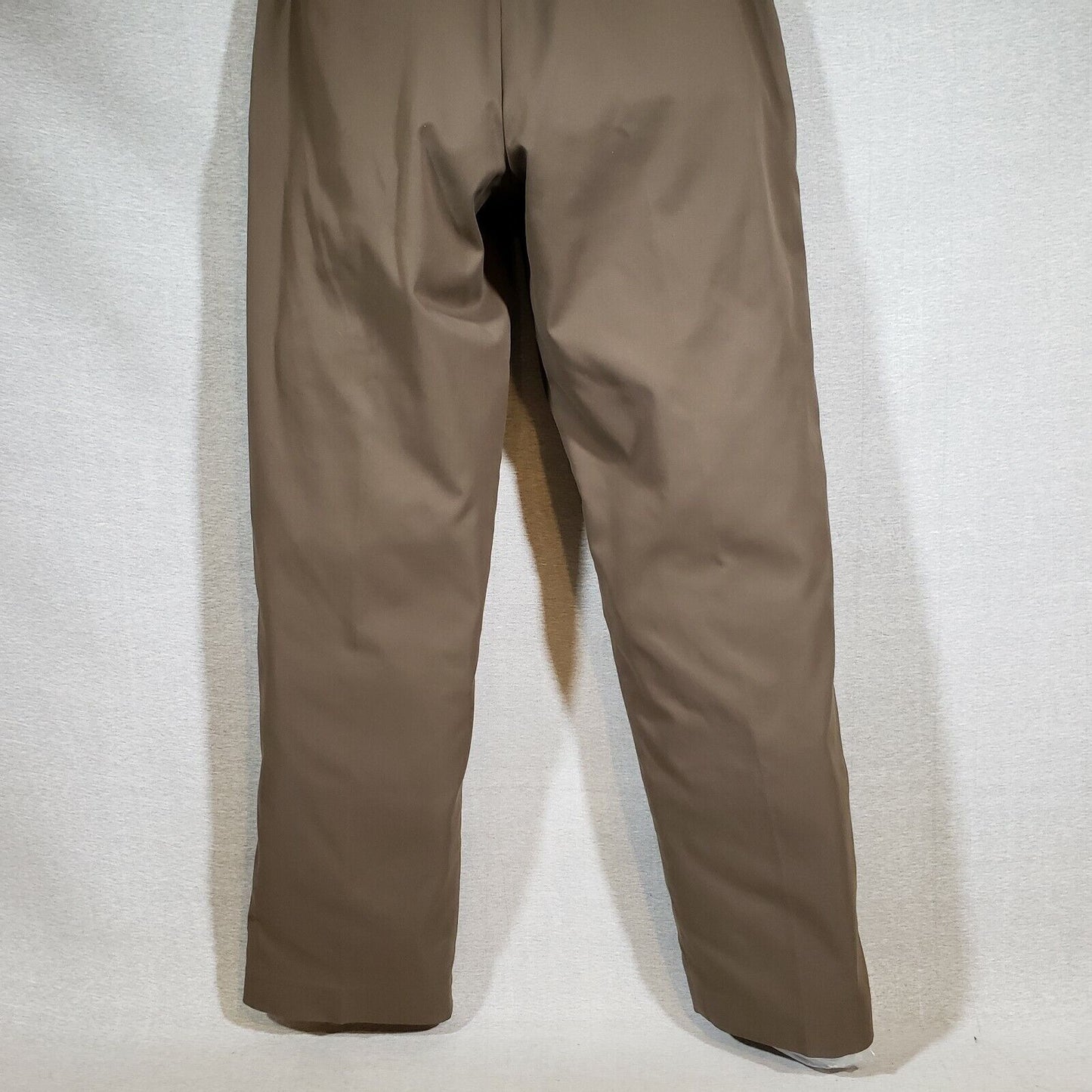 Dockers Classic Fit D3 Flat Front Pants Pebble Brown No Cuff Men's Size 32x32
