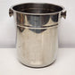 Tablecraft 8 qt Stainless Steel Wine Bucket 5188 Two Knob Handles 8" ID x 9.75"h