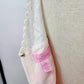 Lilly Pulitzer Sz 8 Pink White Lace Lined Back Zip Sleeveless Retro Dress