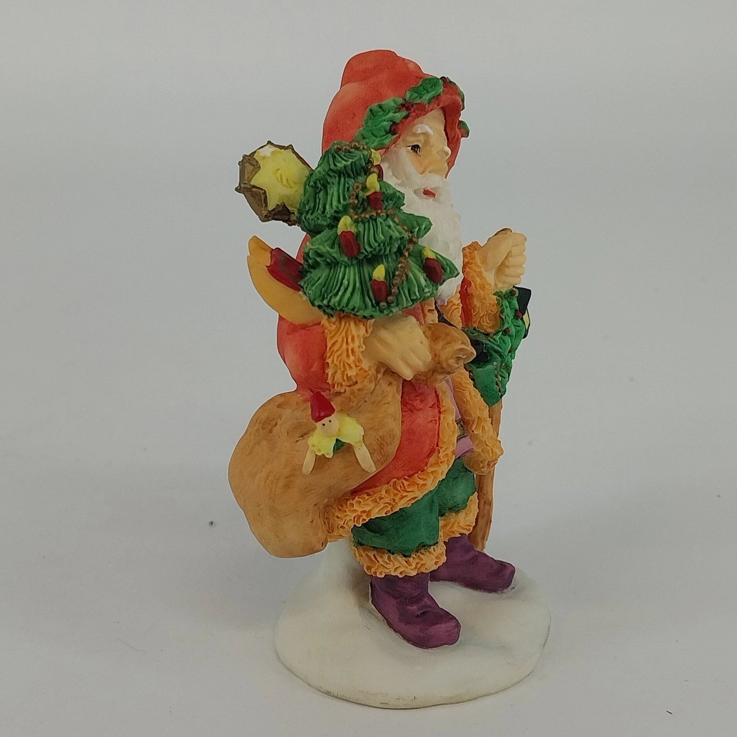 Bronson Yuleman From Denmark Old World Santas Resin Figurine 4" 1995 Vintage