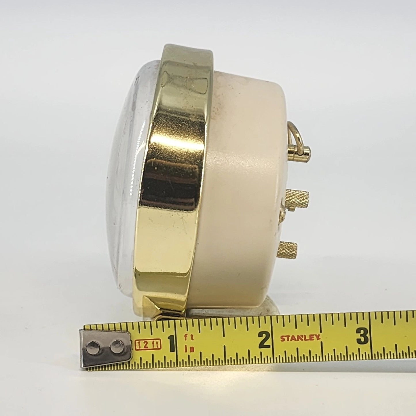 Westclox Baby Ben Alarm Clock Gold Tone 0916 Manual Wind Desktop Nightstand