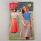 Butterick See & Sew 3203 or 112 Vintage 80's Flared Skirt Pattern Size B -M-L-XL
