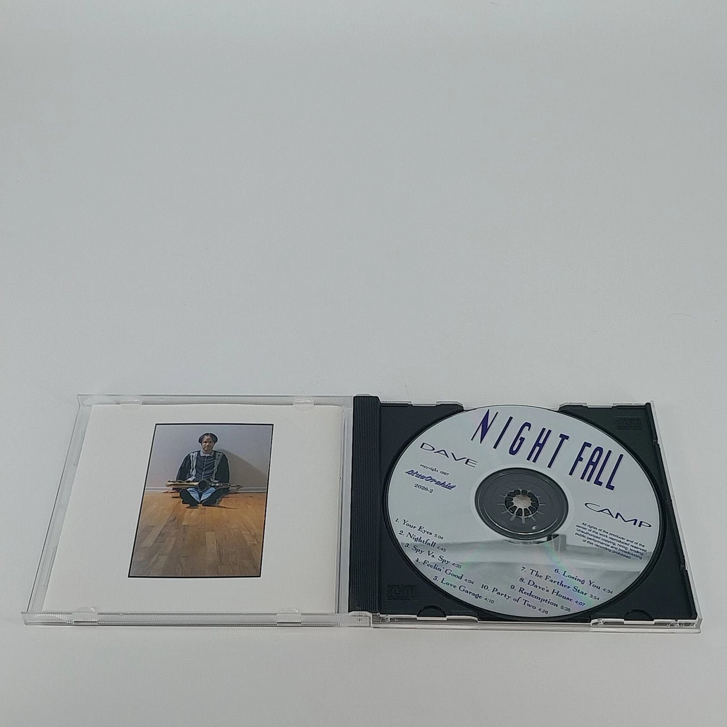 Dave Camp Nightfall CD Peter White Guest Artist Blue Orchid Smooth Jazz Album
