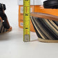 Glamour Original Wedge Sandals Women Size 8 Black Floral Platform
