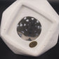 White Ceramic Christmas Tree Tea Light Holder Gold Star Cutouts 6.5" Holiday