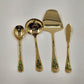 Classic Traditions Goldtone Hollyberry 4pc Serving Set w/ Box