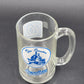 1960's Washington Senators MLB Clear Glass Beer Mug Logo Rare Baseball 5.5" Vtg