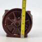 Frankoma 94B Open Sugar Bowl Wagon Wheel Brown Remember Ozark Niroga 1988 Vtg