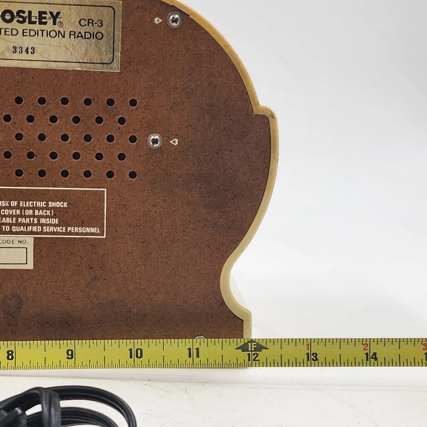 Crosley CR-3 Collector's Retro Edition AM/FM Radio Cassette Player Needs Work