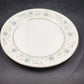 4 English Garden Dinner Plates Platinum Rim 1221 Fine China of Japan