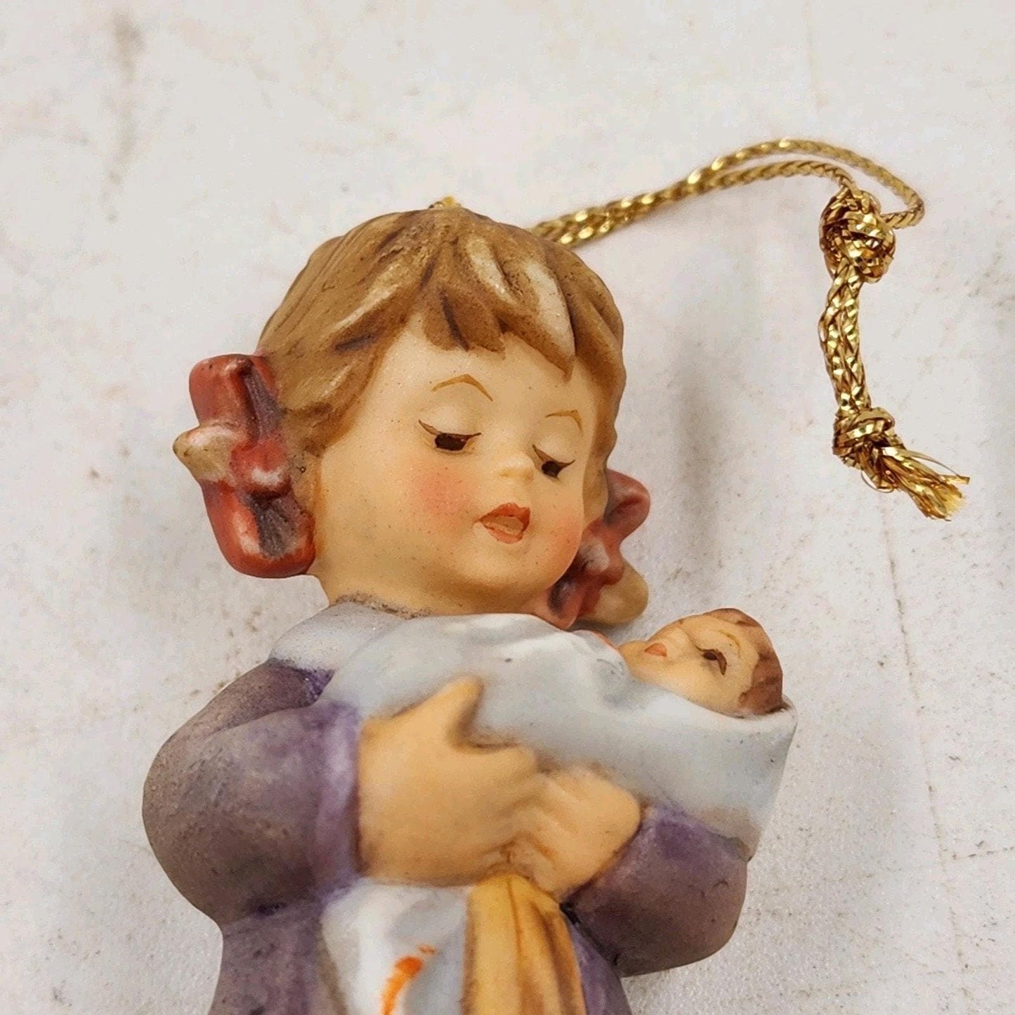 Berta Hummel's Lullaby for Dolly Ornament Ashton Drake Studio Series 14 1999