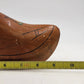 Hand Painted Single Dutch Wooden Clog Shoe Klomp Marked Holland Windmill Varnish
