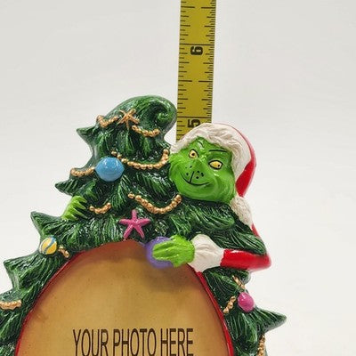 The Grinch Photo Frame 2000 Universal Studios Christmas Tree 5.5" x 4.5" NOS