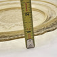 Federal Patrician Amber Yellow Spoke Depression Glass Dinner Plate Glassware 9"