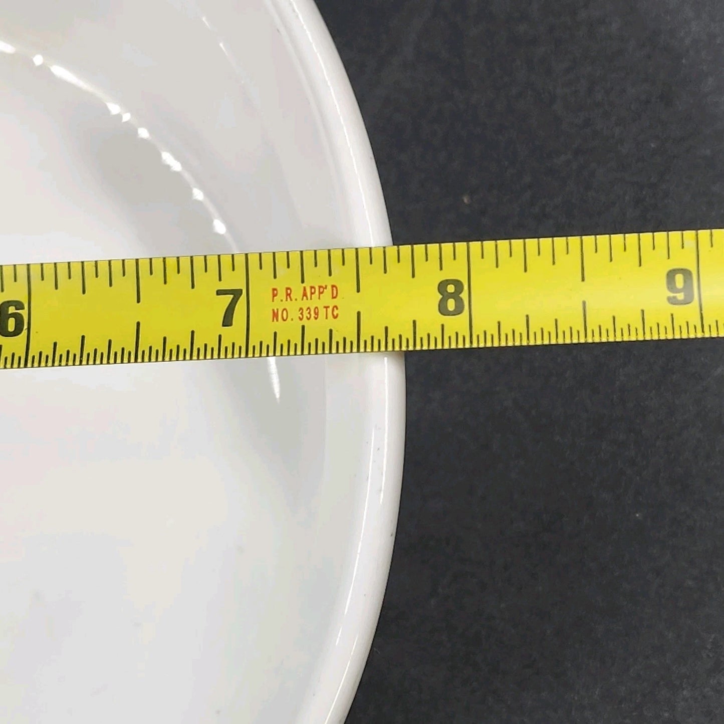 Corning Ware Round Casserole Dish French White F5B 1.5 Quart Soufflé Stoneware