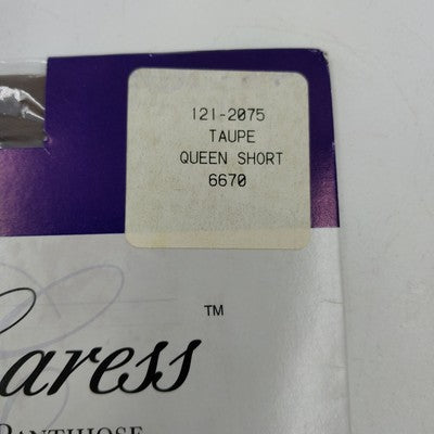 J C Penny Worthington Sheer Caress 70 Denier Firm Support Pantihose Queen Short
