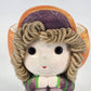 Nancy Pew Kitsch Child Planter Yarn Hair Giftware Co Japan Orange Brown 1970's