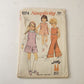 Simplicity 8174 Vintage Sewing Pattern Girls Jiffy Pant-Jumper Pant-Dress Size 7