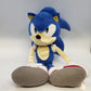 Sonic the Hedgehog Large Blue Plush Gold Arms Belly Stuffed Toy AS IS Repair