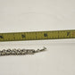 Silver Tone Faceted Crystal Clear Rhinestone Tennis Bracelet Vintage 6"