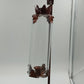 Red Cast Iron Rabbit Votive Candle Holders Chimney Wall Sconces 23" Vintage