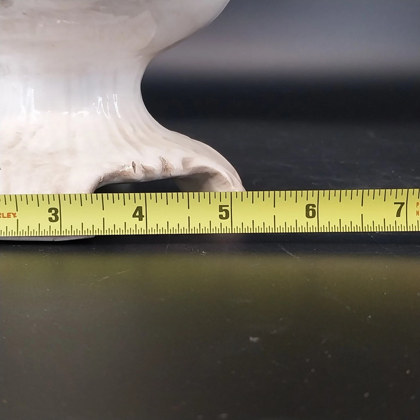 Vintage Capodimonte Italy Floral Porcelain Pitcher Vase Urn 13 Inch