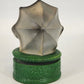 Boy Girl Umbrella Figurine Music Box Rotates Hummel-Style LARA'S THEME Vintage