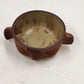 3 UCTCI Japan Elephant Face & Ear Bowls Brown Ceramic 4" x 2" Vintage Set