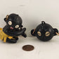 2 pc Dakko Blinky Winky Doll Toy Head Necklace Vintage England Japan Chan Prize