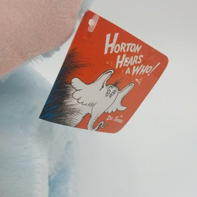 Dr Seuss Horton Hears A Who Elephant Plush 11” Kohls Cares Blue Stuffed Toy