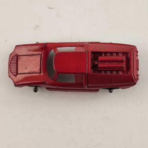 Tootsie Toy Red FIAT Abarth Car Diecast Metal Chicago USA Excellent Condition