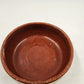 Mexican Terra Cotta Redware Pottery Hand Painted Nesting Bowl Clay Primitive