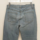 Eileen Fisher Women Light Wash Straight Leg Jeans Size 6 Distressed Cotton Denim