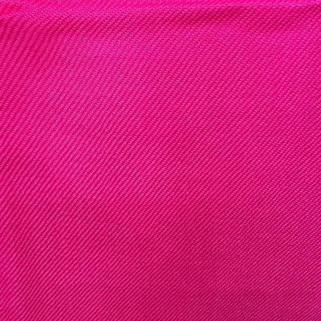 Pashmina Shawl Wrap Bright Pink Oversized Scarf 26x68" 70% Cashmere 30% Silk Vtg