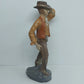 Atlantic Mold Cowboy Figurine 24in Ceramic Statue Rifle Revolver Western Vintage
