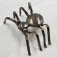 3D Spider Brooch Pin Silver Tone Metal Eight Legged Insect Halloween Vintage