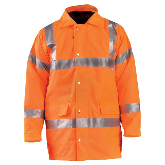 New OccuNomix Premium 5-in-1 Parka Jacket Class 3 ANSI 100% Waterproof Size 4XL