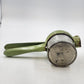 Green Metal Potato Ricer Masher Press 11.5 in Rustic Farmhouse Kitchen Vintage