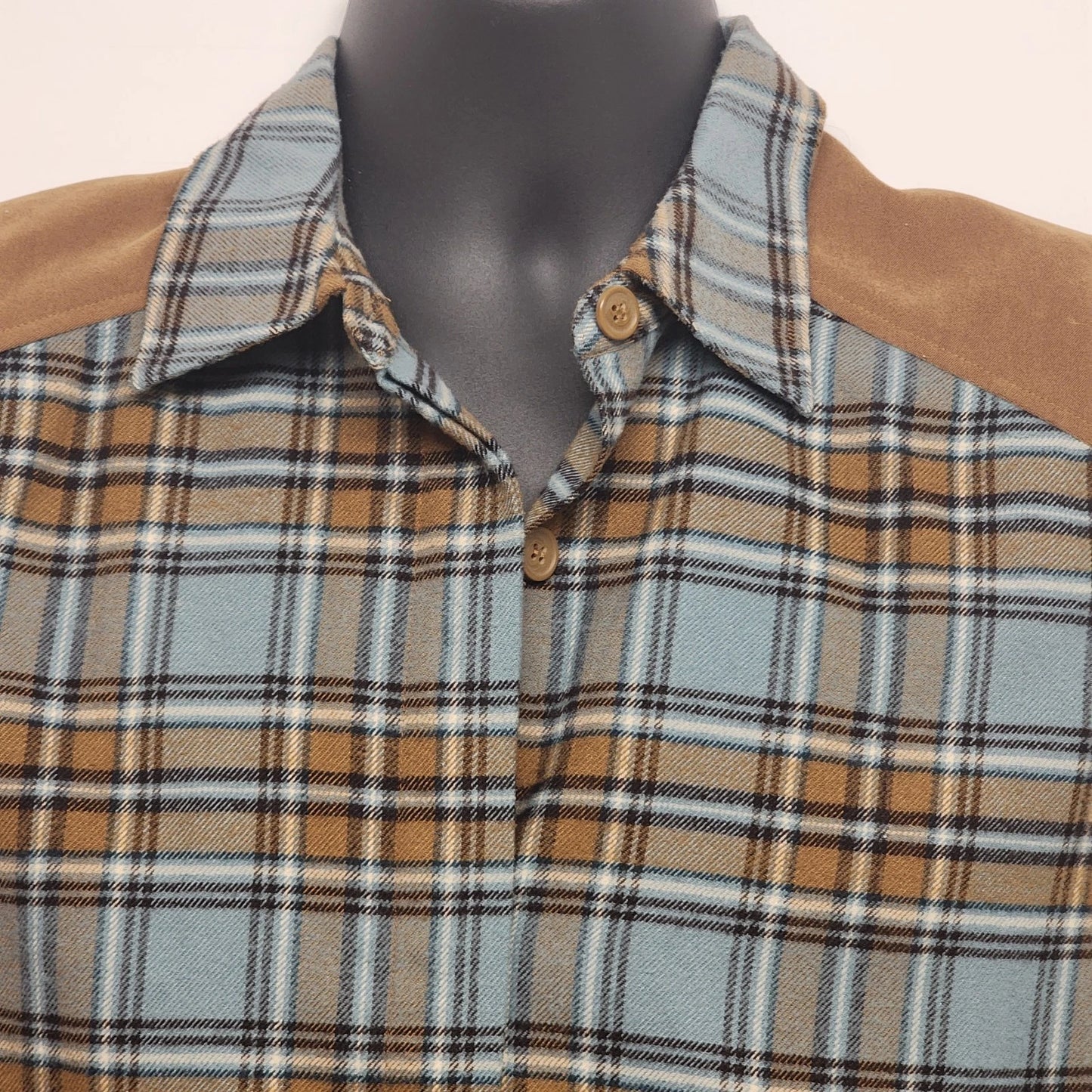 Norton McNaughton Petite Plaid Shacket Western Shirt Jacket SP