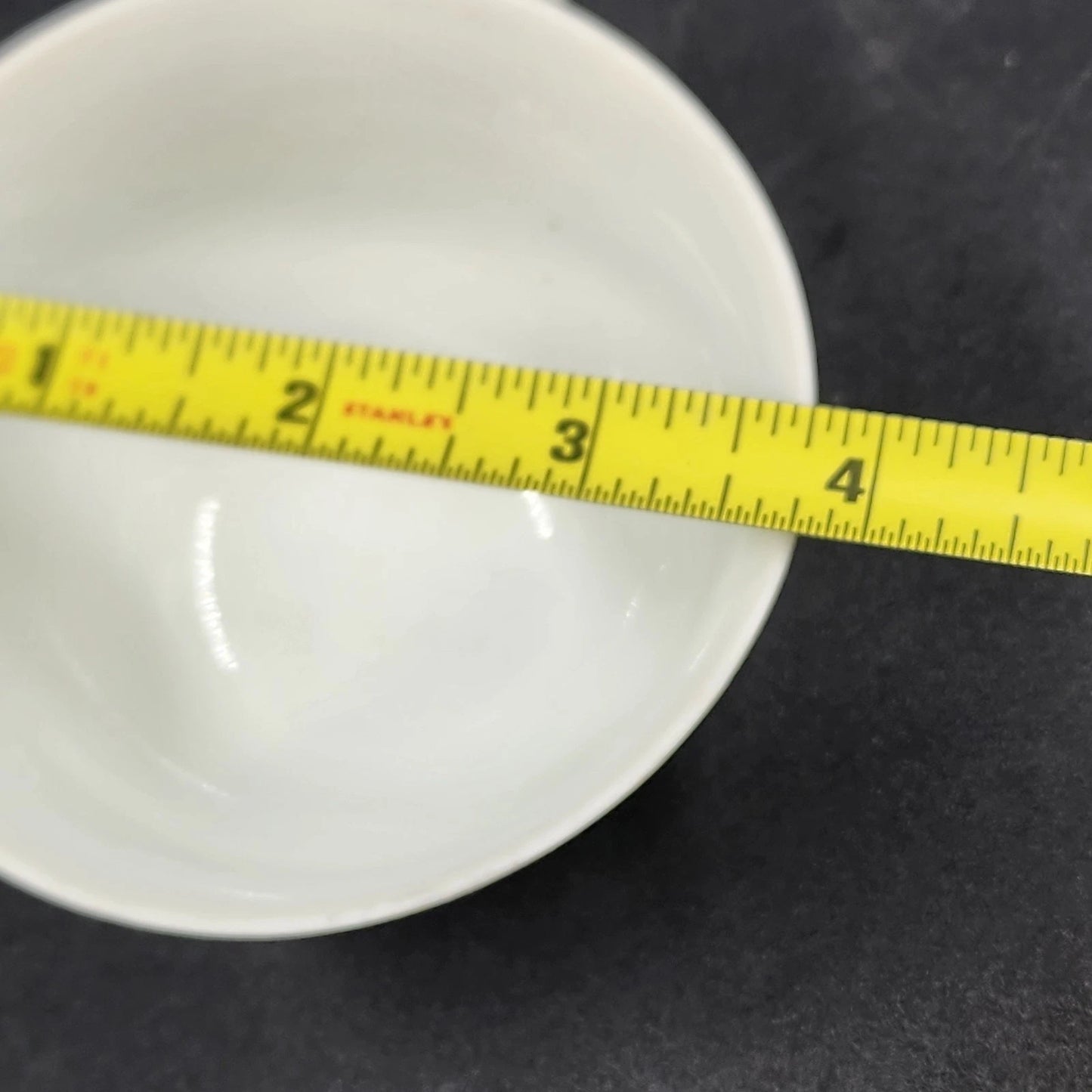 4 English Garden Footed Cups Coffee Tea Fine China of Japan 1221 3.5"d x 2.5"h